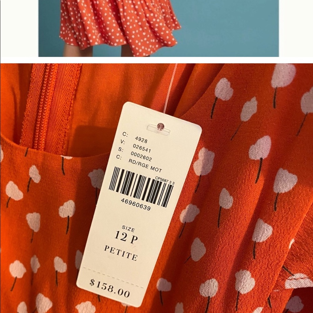 Maeve Orange Polka Dot Dress - Picture 12 of 12